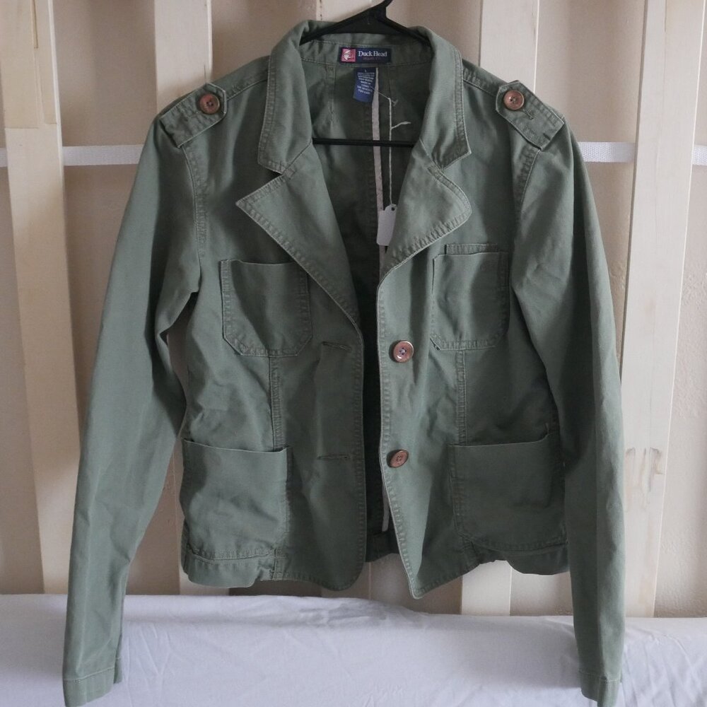 Women's Green Jacket Size L • Like new condition